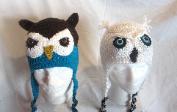 Angry Owl hats by Crazy Rebecca