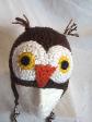 Hand crocheted owl hat by Crazy Rebecca