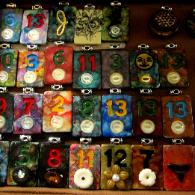 altered rummikub game tiles by crazy rebecca